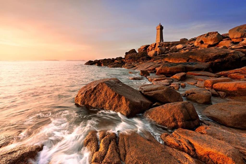 Maison - Villa Bord De Mer, Cote De Granit Rose Perros-Guirec Exteriér fotografie